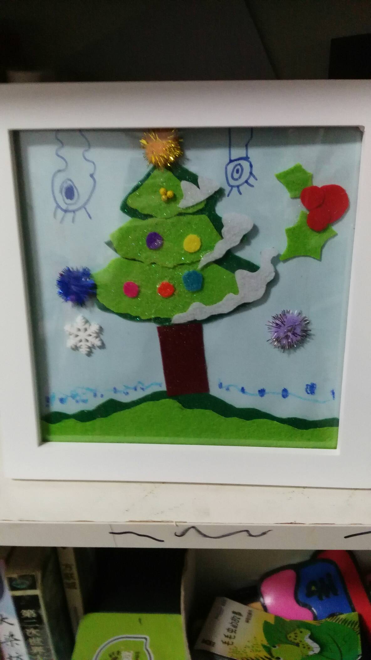 漂亮的布贴画
